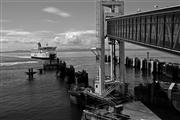 Ferry to Victoria (B&W) : Vancouver