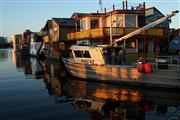 Low sun on the wharf : Victoria