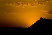 Sunset on Monsoon Palace : Udaipur, India