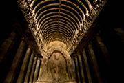 Ribbed cave : Ellora caves, India