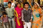 Market family : Ahmedebad, India