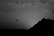 Sunset on Monsoon Palace B&W : Udaipur, India