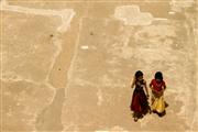 Two girls : Amber fort, India