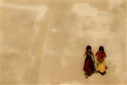 Two girls fade : Amber fort,  India