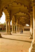 Walking through the arches : Agra, India