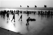 Roller derby B&W : Varanasi, India