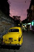 Dusk cab : Kolkata, India