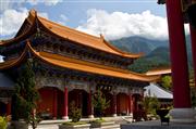 Green mountain temple : Dali, China