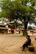 Old ladies' courtyard : Shaxi, China