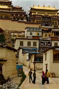 Monastery steps : Shangrila, China