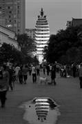 Pagoda puddle : Kunming, China